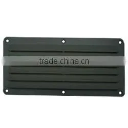 Plastic Louvered Ventilator - Black thumbnail-1