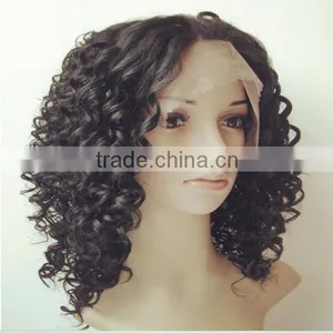Hot Product for Online Sale Short Kinky Hair Lace Wigs thumbnail-1