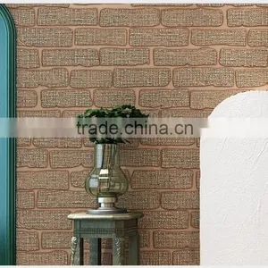 Latest 3d Brick Design Decorative Wallpaper for Restaurant thumbnail-4