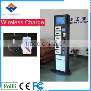 High Security Floor Standing Alone Storage Locker Phone Charging Tower APC-06A thumbnail-5