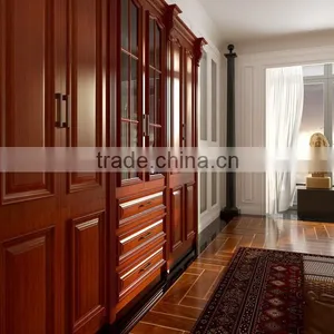 Guangzhou Modern Custom Wooden Bedroom Wardrobe Cabinet thumbnail-2