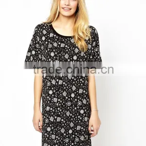 Girls Discharge All Over Print Nightie Pajama thumbnail-1