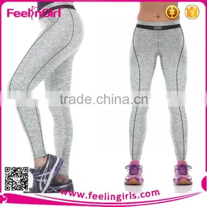 Ladies Stretchy Sports Wear Custom Fitness Leggings thumbnail-1