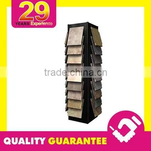Metal Floor Stand Staggered Tile Display Rack thumbnail-4