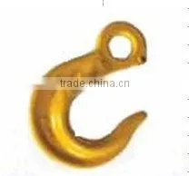 Yellow Coated Eye Hook A-327 Without Latch thumbnail-1