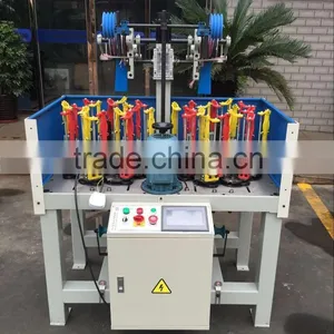 Servo Motor on Take up 130 Series 16 Spindle Skipping Rope Braiding Machine Price thumbnail-1