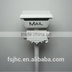 Foshan JHC-1024B Post Mounted Mailbox/Durable Decorative Letterbox/Outdoor Aluminum Standing Postbox thumbnail-1