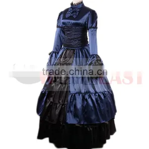 2016 Mixed Color Luxury Victorian Gown Dress Costume Renaissance Costume Fancy Lolita Dress Costume thumbnail-2