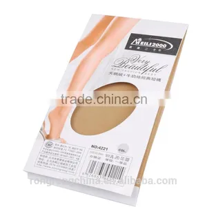 Custom Sexy Flesh Coffee Silk Toe Socks Men 4221 thumbnail-1
