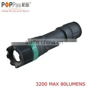 1W Powerful Led With 3AAA Batteries Zoom Flashlight thumbnail-1