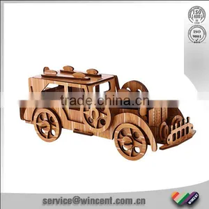 Different Wooden Color Kids Toys Vehicle Jigsaw Puzzle thumbnail-2