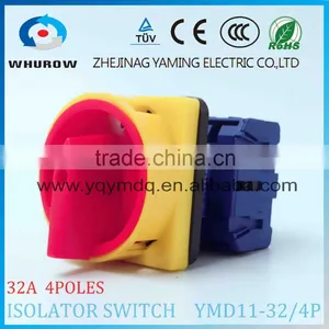 Isolator Switch YMD11-32/4P Silver Contact 32A 4 Phase 2 Positions On-off Power Cut off Load Break Rotary Cam Electrical Switch thumbnail-2