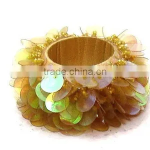 Wedding Napkin Ring, Metal Napkin Ring, Decorative Napkin Ring thumbnail-1
