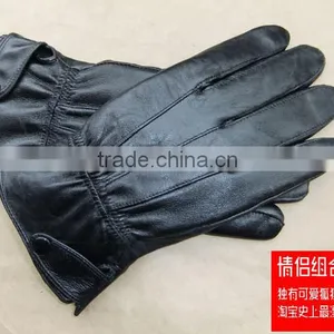 Side Button Men Leather Gloves LG-09 thumbnail-3