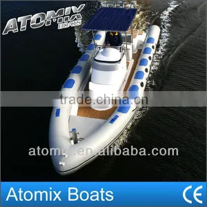 8m CE Approved Rigid Inflatable Boat thumbnail-1