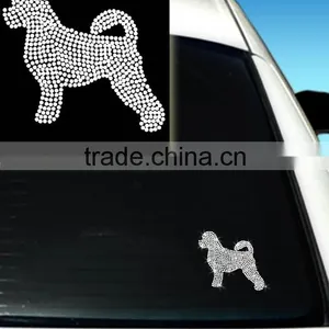 Bling Bling Dog Design Cheap Car Window Stickers thumbnail-1