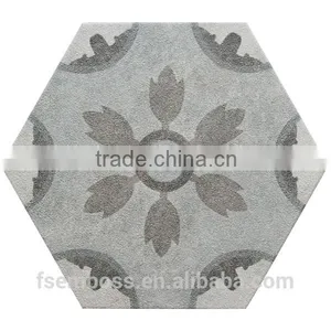 100*200*175mm Hexagon Mosaic Tile Poecelain Floor Tile Kitchen Bathroom Wall Tile thumbnail-2