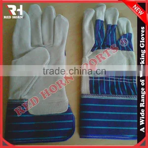New Leather Mason Gloves, Leather Work Gloves, Industrial Strong Gloves thumbnail-6