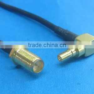 Factory Supplier 50 Ohm Cable RG174 Antenna CRC9 To SMA Cable Pigtail RG174 Antenna Cable thumbnail-1