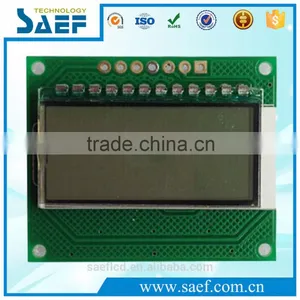 TN Positive Monochrome 7 Segment LCD Display Module thumbnail-2
