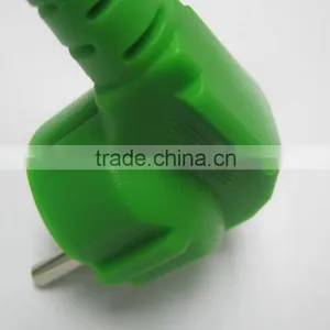 Russian 16A 250V Angled Type Green GOST-R Male Plug thumbnail-1