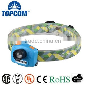Hands Free Sensor Headlamp Adjustable Focus Zoom UV LED Fishing Headlamp With Red Light thumbnail-1
