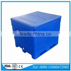 1000L Rotational Mold Plastic Marine Cooler for Fish Storage & Transportation thumbnail-2