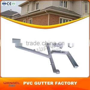 Guangzhou Building Material Wanael 5.2K,7K PVC Rectangular Rainwater Gutter,Gutter Hooks Supplier's Choice thumbnail-5