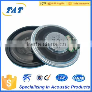 TAT-S36F1 High Quality Loudly 8ohm 36mm Mylar Speaker thumbnail-4