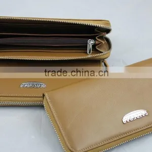 High Quality New Fashion Promition Genuine Leather Men's Wallet With Customized Logo thumbnail-5