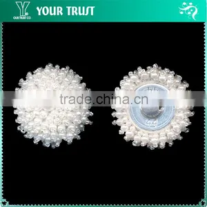 7MM Pearl 4MM Pearl 2MM Bead Fancy Ladies Fashion Pearl Button thumbnail-1
