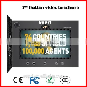 Latest Hot Selling Birthday Hot Sex Lcd Mp4 Player Video Greeting Card With Lower Price thumbnail-1