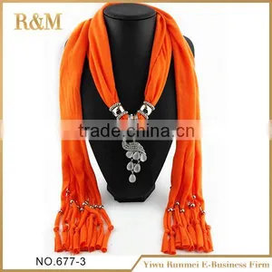 Latest Product Novel Design Acrylic Jewelry Pendant Scarf Wholesale thumbnail-3