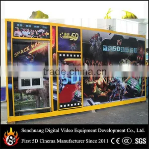 Hot Sale 5d Cinema Cabin 5d Cinema House Unique Style thumbnail-1