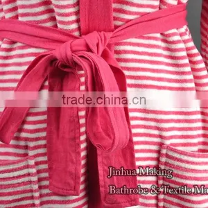 100% Cotton Cheap Velour w Hotel Bathrobe for Woman thumbnail-5