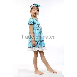 Comfortable Yiwu Baby Clothing 100% Cotton One Piece Girls Party Dresses thumbnail-5