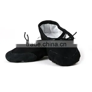Wholesale Fashion Style Kids Soft Black and White Stripe Baby Girl Dance Shoes thumbnail-2