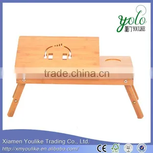 Convenient Design Bamboo Folding Desk Bamboo PC/computer Desk thumbnail-1
