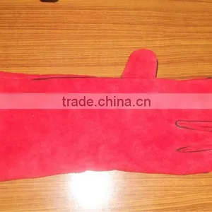 A..F.JAY WELDING GLOVES LINED RED thumbnail-1