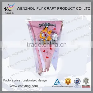 Custom High Quality Decorative Colour Party Flag thumbnail-3