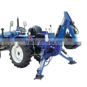 Small Kubota Tractor Backhoe With Front End Loader thumbnail-1