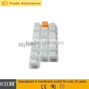 Matrix Rubber Buttons Conductive Rubber Keypad Silicone Rubber Membrane Overlay thumbnail-1