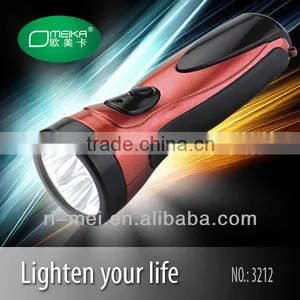 Green Rechargeable 3W Flat Led Flashlight thumbnail-1