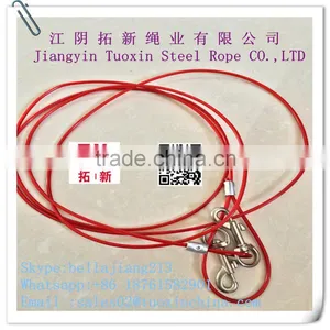 9/32" Steel Wire Rope Sling With Hook thumbnail-1