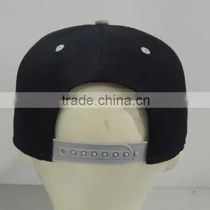 2015 New Fashion Embroidered Hook and Loop Closure Flatbill Snapback Cap thumbnail-3