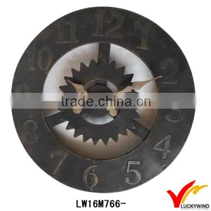 Recycle Number Decorated Vintage Art Wall Clockq thumbnail-1