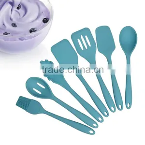 FDA LFGB Food Grade Wholesale Silicone Kitchen Utensils Set Modern Kitchen Tool Set thumbnail-1