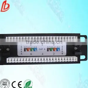 Utp Network 24 Ports 48 Ports 96 Ports Cat5 Patch Panel thumbnail-4