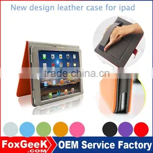 Special Design Pure Color Luxury Wallet Case for Ipad Air Leather Case With Multi Function thumbnail-1