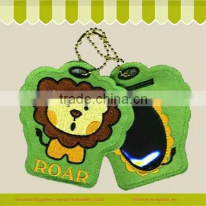 High Quality Cute Embroidery Keyring thumbnail-1